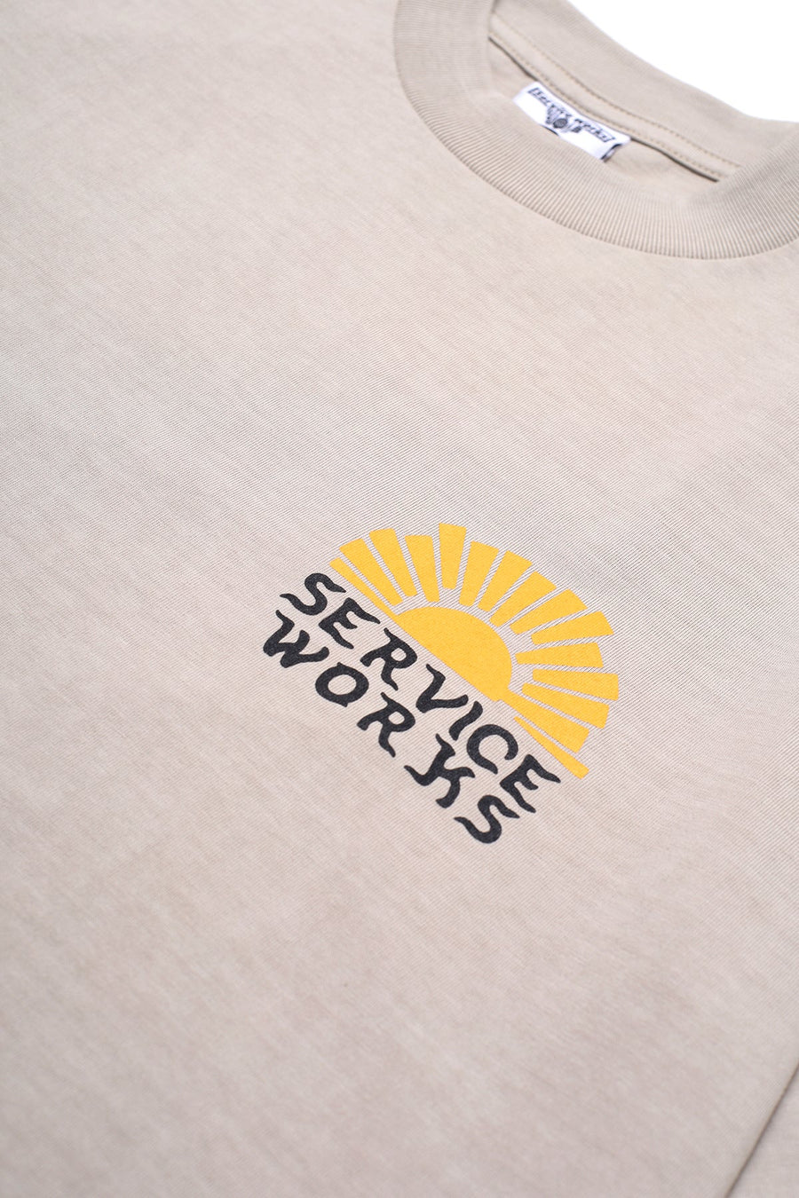 SERVICE WORKS   Sunny Side Up Tee   Stone   4