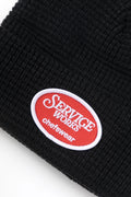 SERVICE WORKS   Waffle Patch Beanie   Black   2