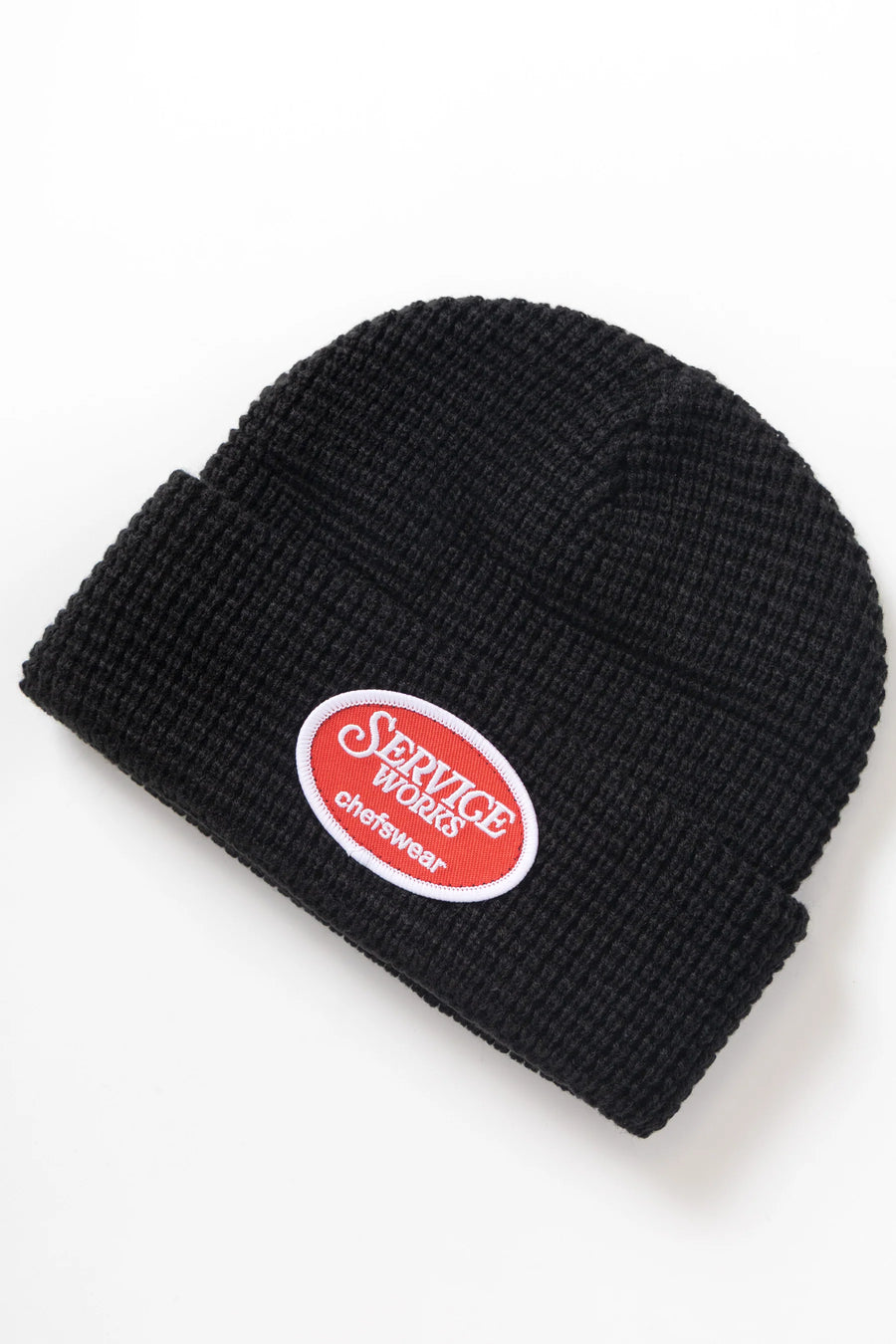 SERVICE WORKS   Waffle Patch Beanie   Black   3