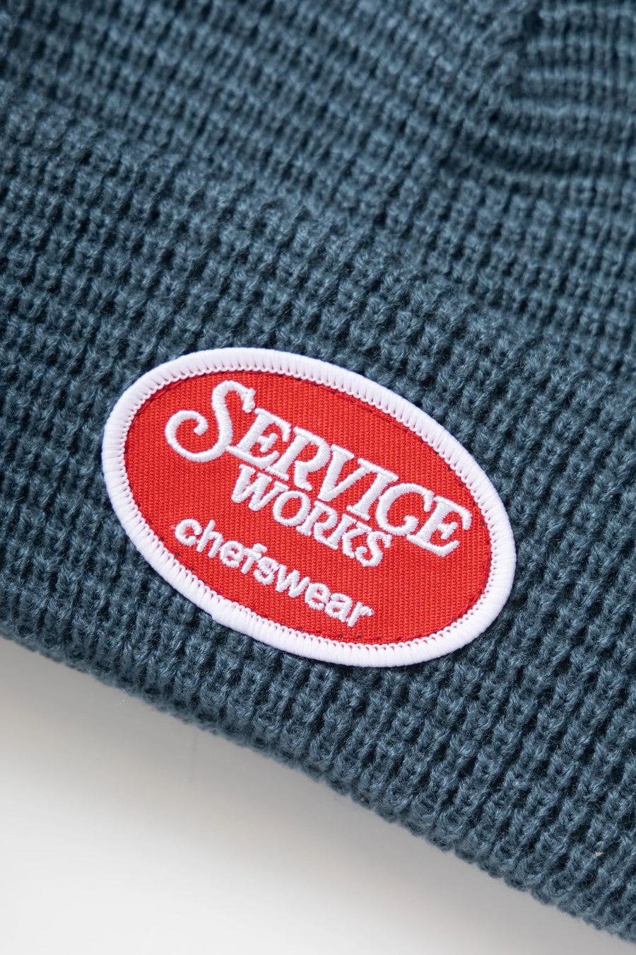 SERVICE WORKS   Waffle Patch Beanie   Teal   2