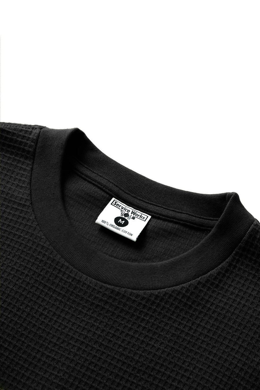 SERVICE WORKS   Waffle Pocket Tee   Black   3