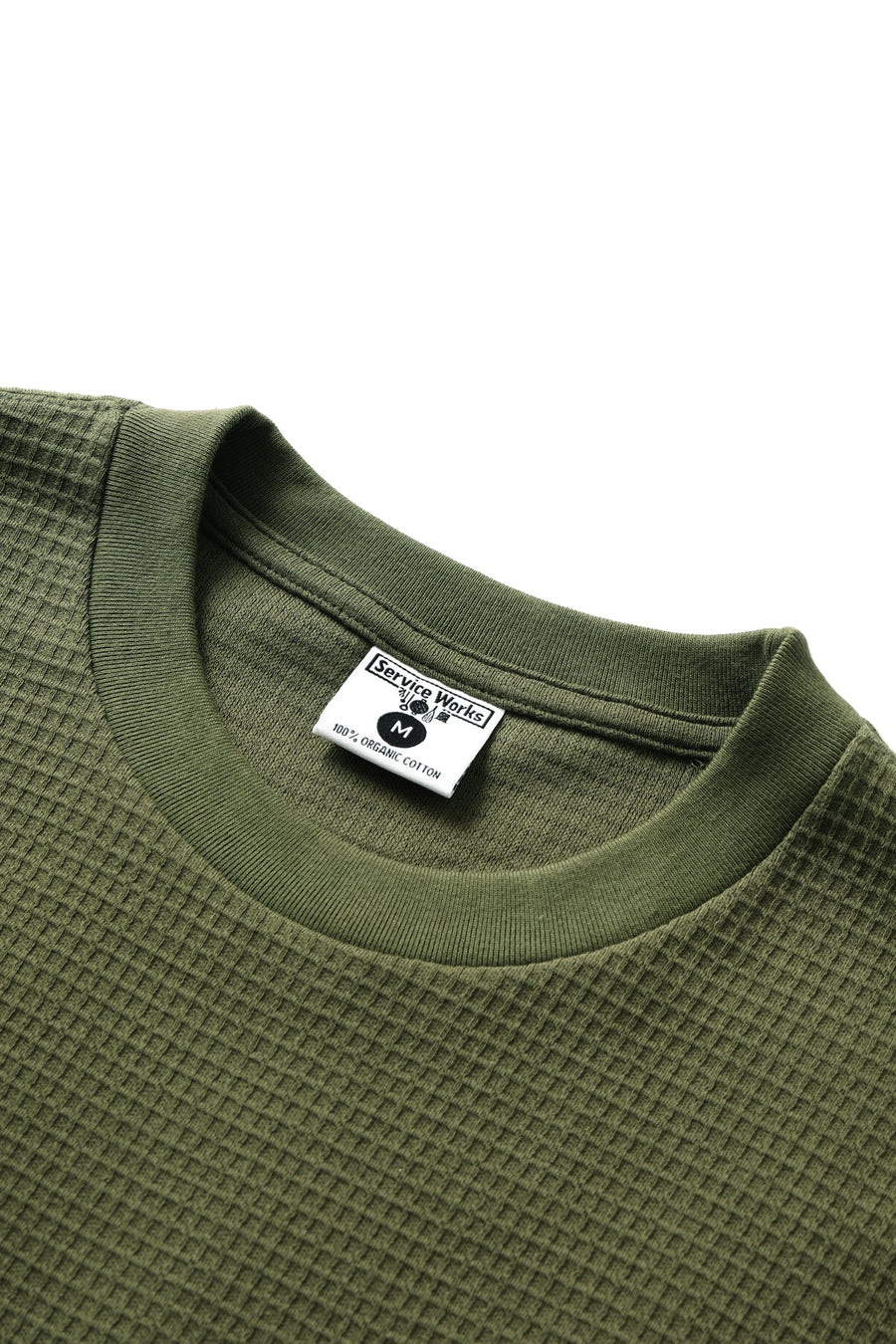 SERVICE WORKS   Waffle Pocket Tee   Olive   3