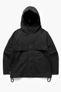 Service Works Parka Waxed Cotton Allotment — Black / Ochre