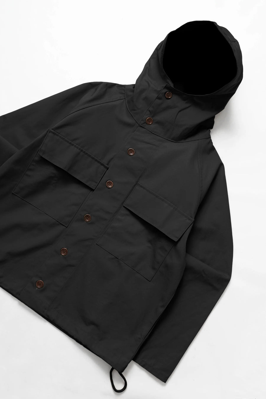 SERVICE WORKS   Waxed Cotton Allotment Parka   Black   2