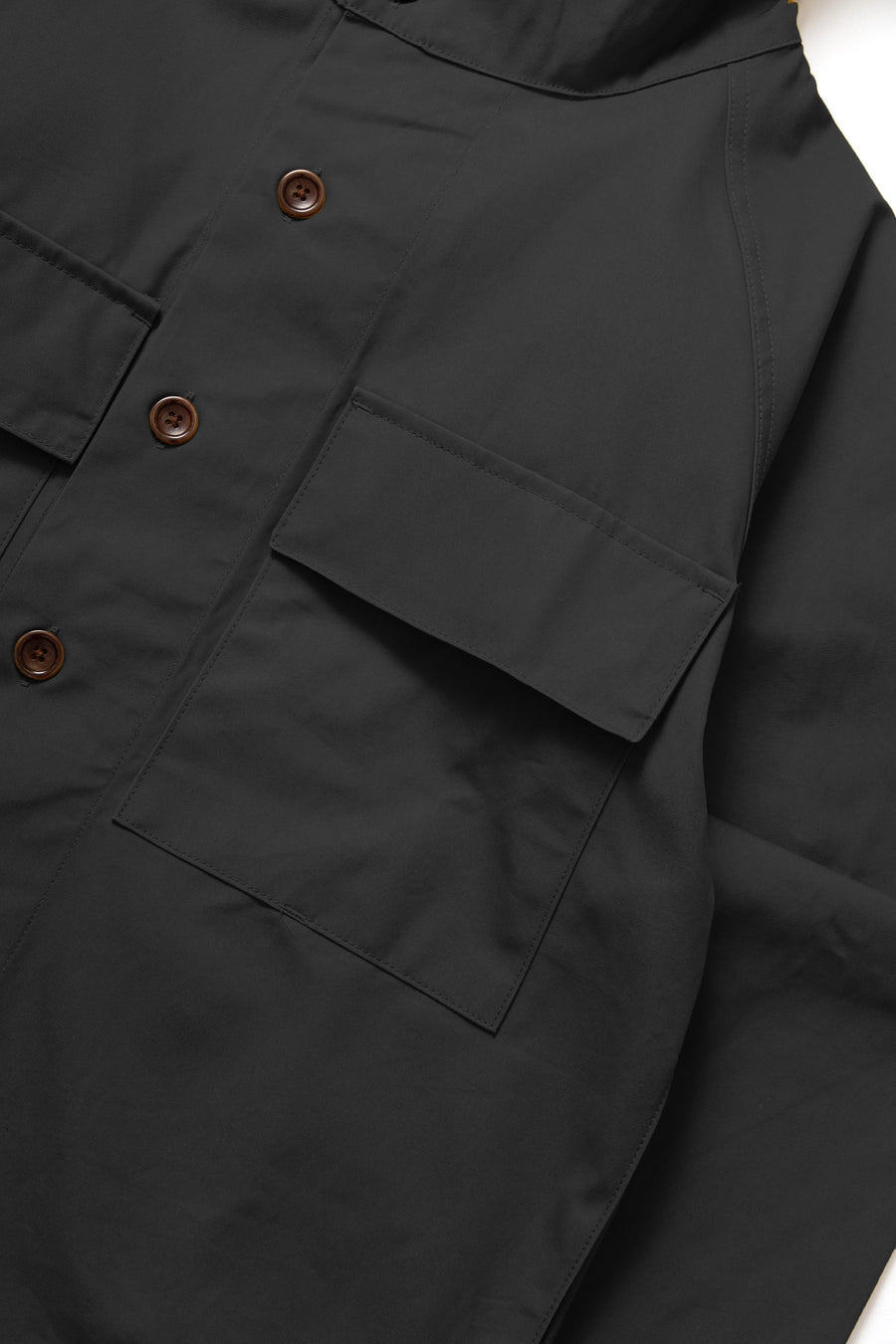 SERVICE WORKS   Waxed Cotton Allotment Parka   Black   3