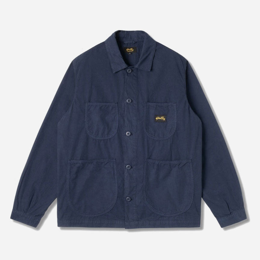 Stan Ray Coverall Jacket — Navy Poplin