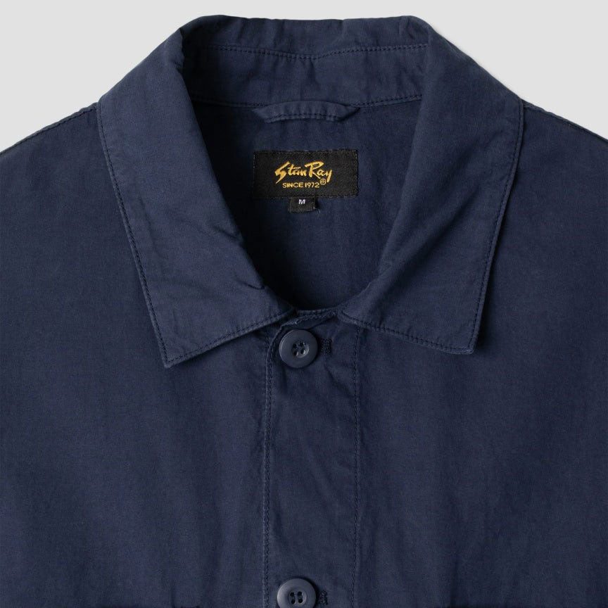 STAN RAY COVERALL JACKET NAVY POPLIN 4