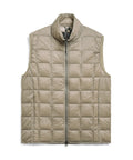 Taion Gilet Col Haut Double Zip — Multicoloris