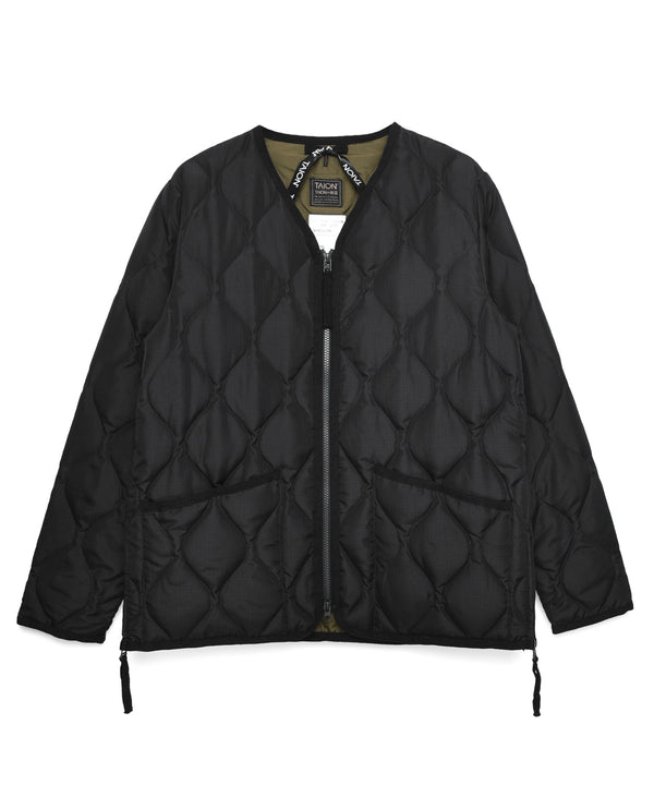 Taion Veste Military Zippée Col V — Multicoloris