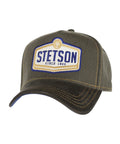 Stetson Casquette Trucker Cap Wool Piston — Olive
