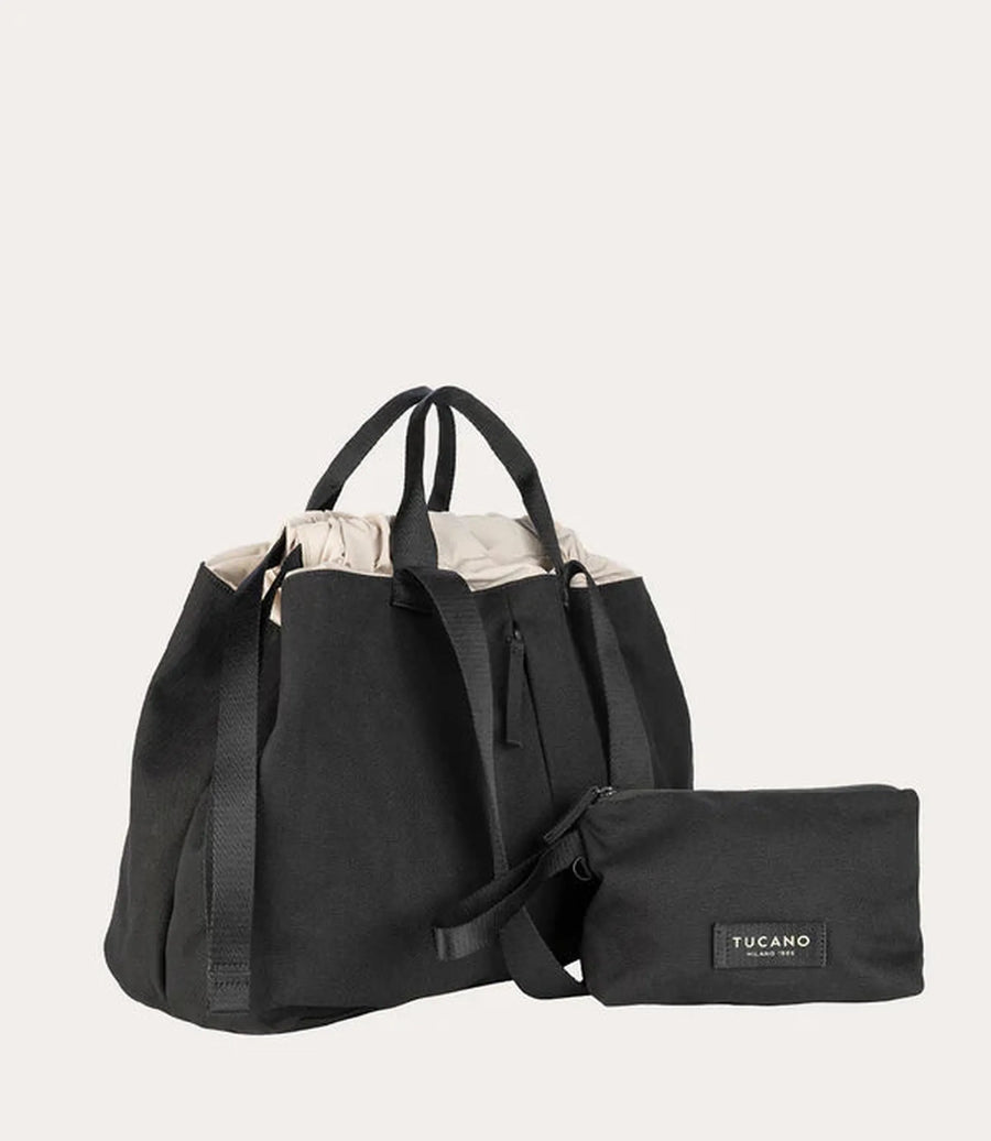 Tucano Carry Shopper Medium — Black / Grey / Brown Homme-TUCANO-Industrie