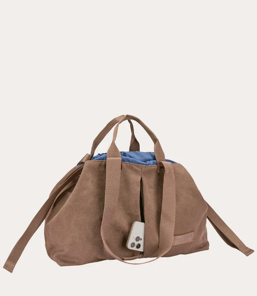 Tucano Carry Shopper Medium — Black / Grey / Brown Homme-TUCANO-Industrie