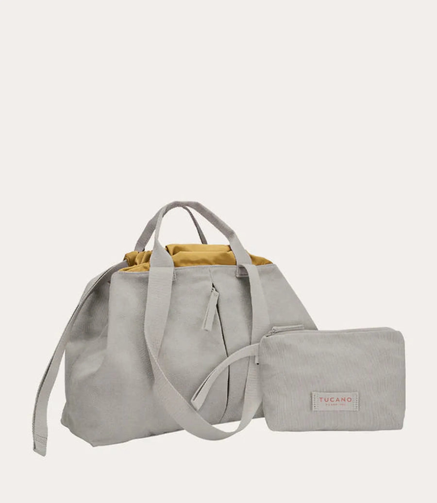 Tucano Carry Shopper Medium — Black / Grey / Brown Homme-TUCANO-Industrie