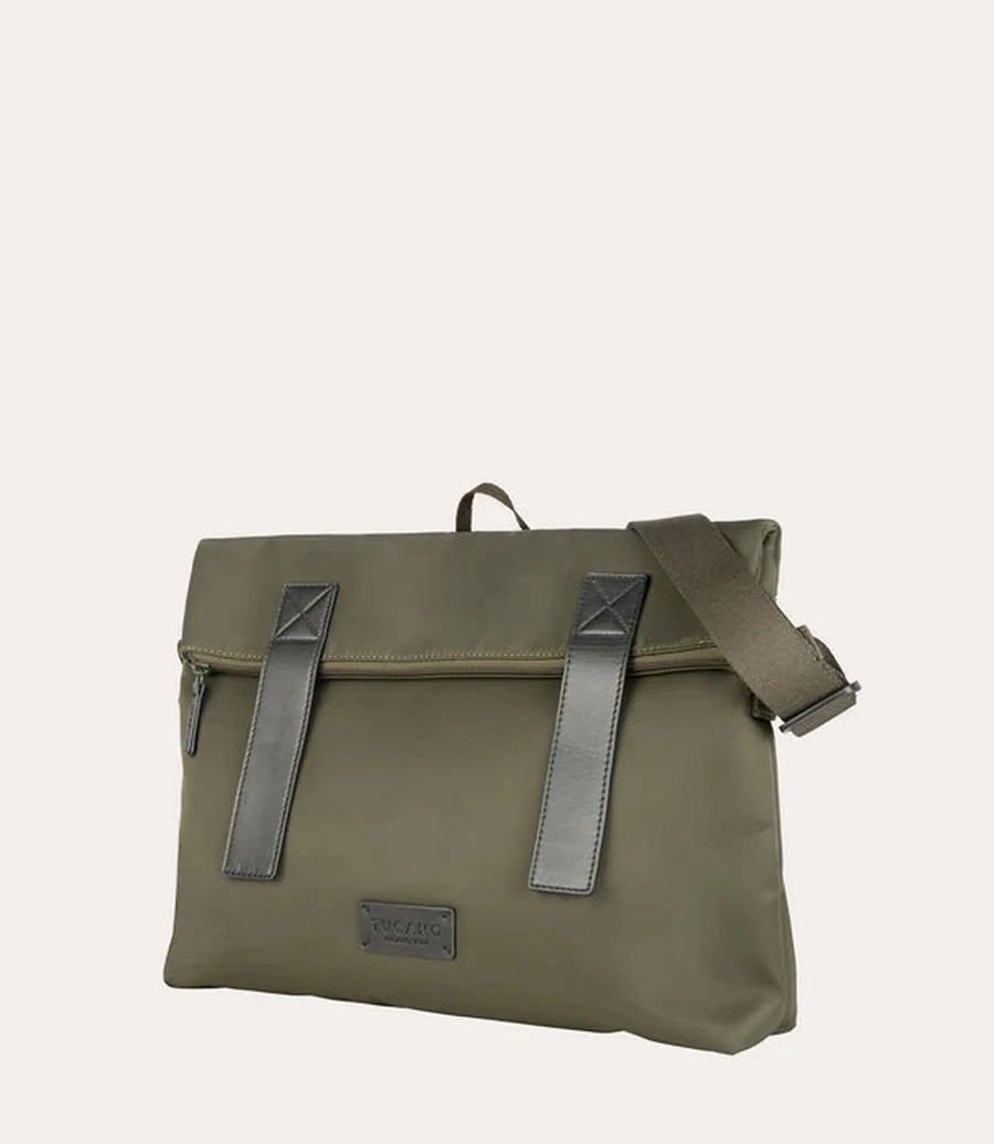 Tucano Fold Messenger Bag 14" — Military Green 10L Homme-TUCANO-Industrie