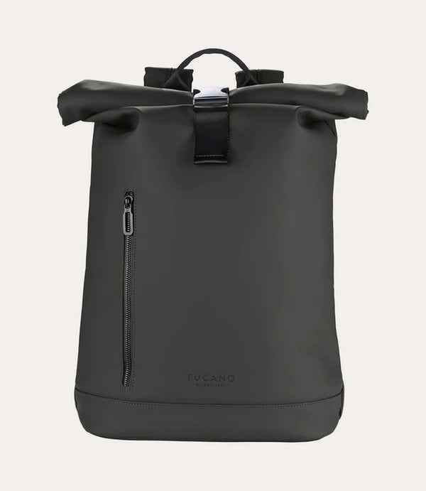 Tucano Gommo Backpack Roll Top 15" — Black 22,5L
