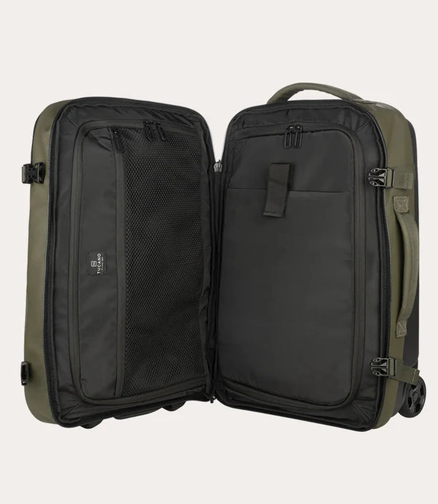 Tucano Gommo Soft Trolley Small — Military Green 42L Homme-TUCANO-Industrie