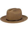 Stetson Chapeau Western Wool Felt Garage Theme — Light Almond