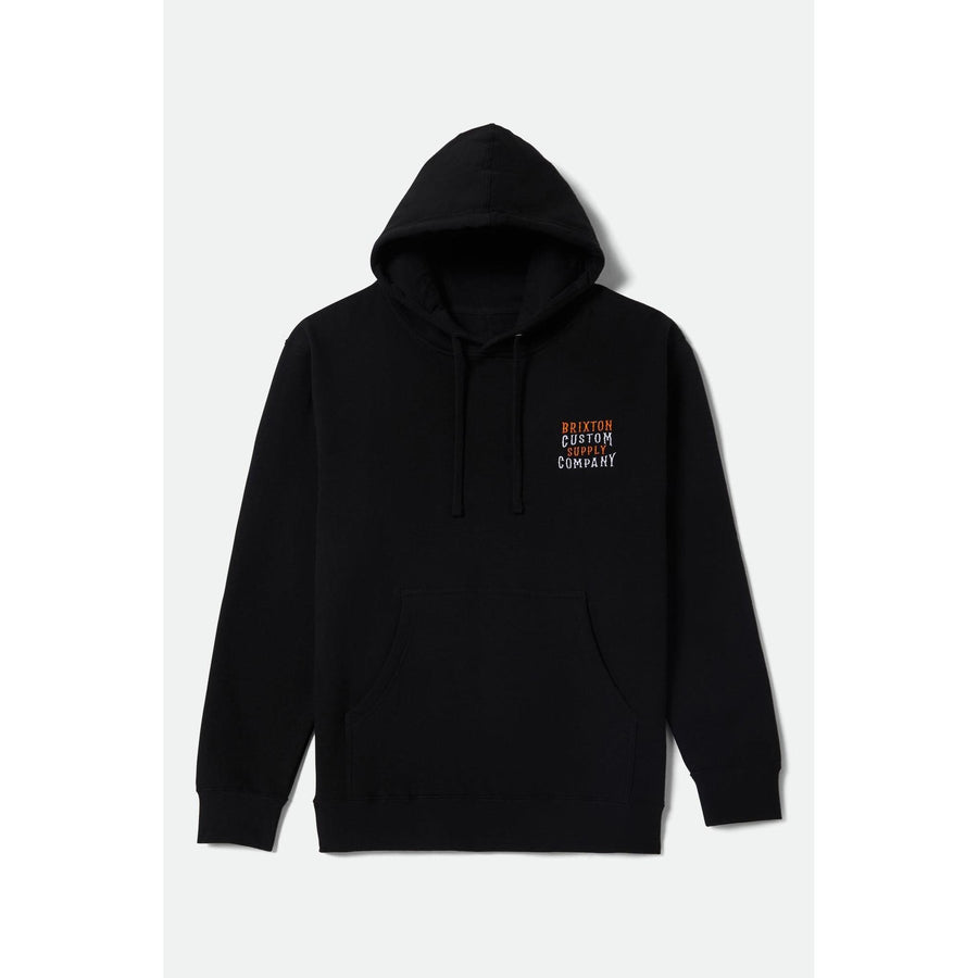 Brixton Wheaton Hoodie — Black