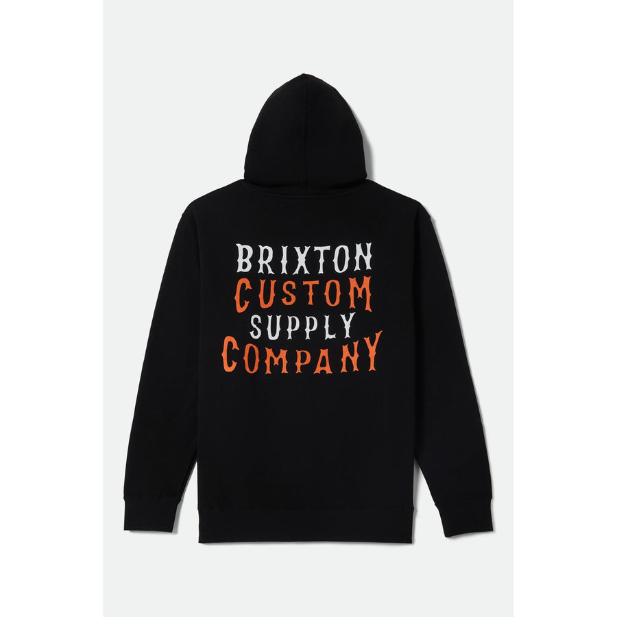 Brixton Wheaton Hoodie — Black Homme-BRIXTON-Industrie