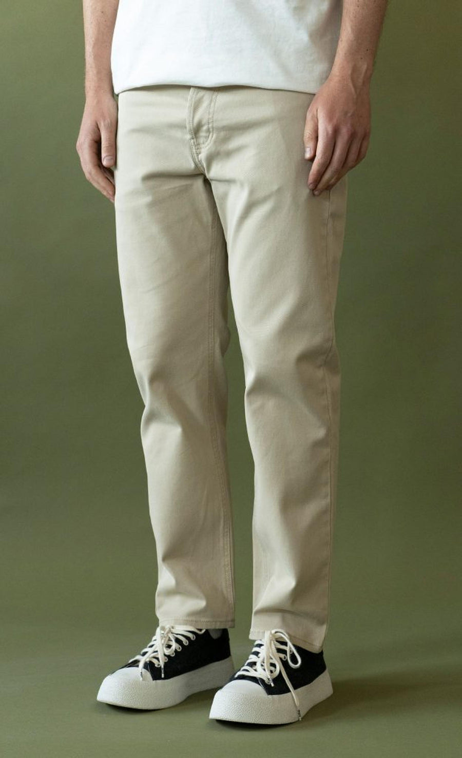 Wooden Pantalon Cambridge — Beige / Muschio
