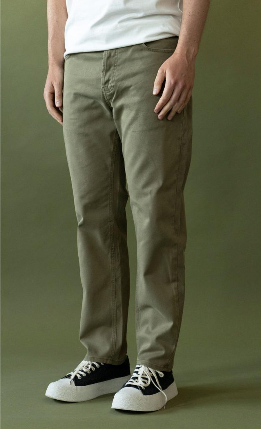 Wooden Cambridge Pant — Beige / Muschio Homme-WOODEN-Industrie