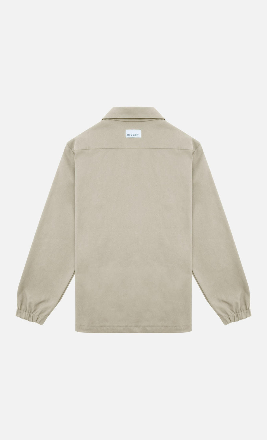 Wooden Zip Shirt — Beige Homme-WOODEN-Industrie