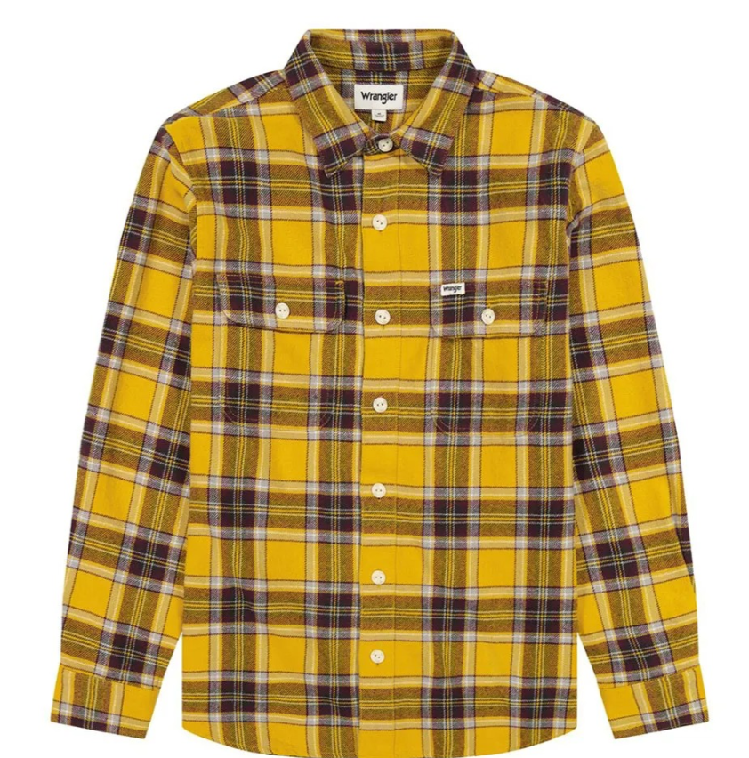 Wrangler Chemise 2-Pocket — Yellow