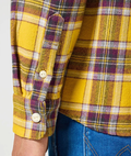 WRANGLER 2 PKT SHIRT YELLOW 5