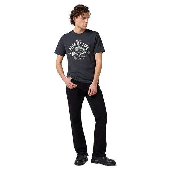 Wrangler Americana Tee Faded Black