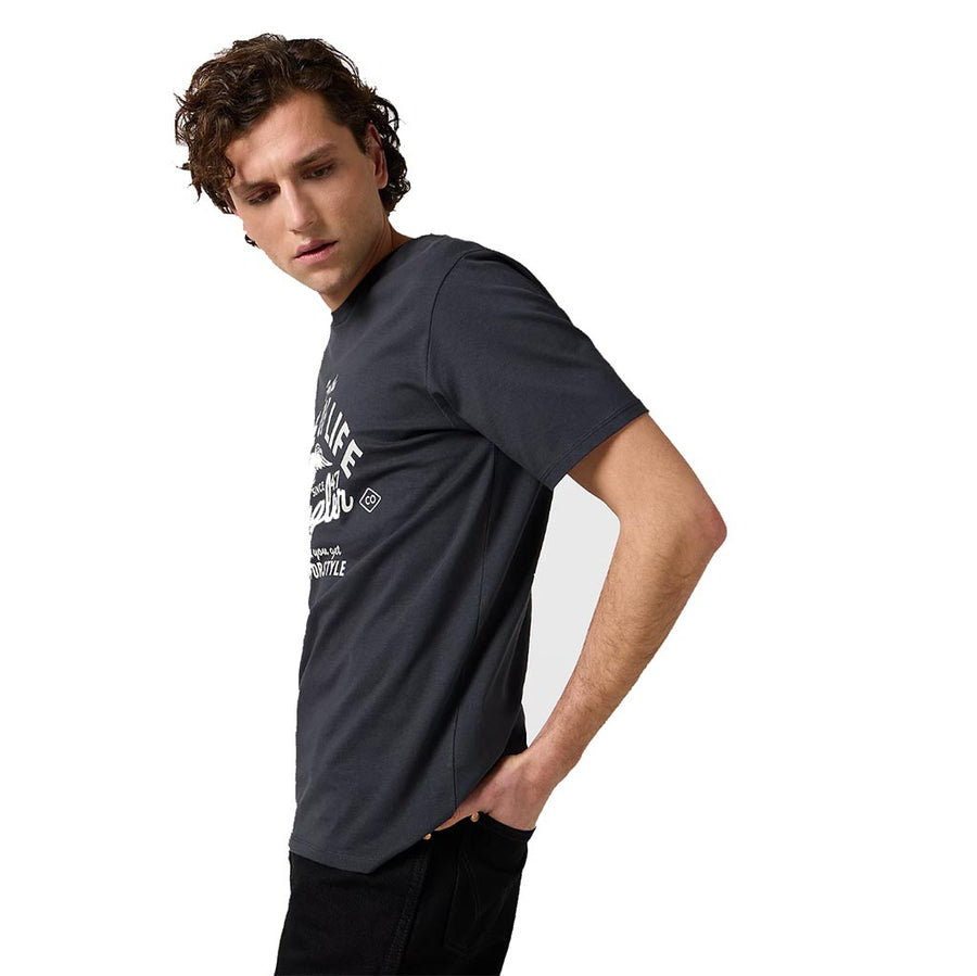 WRANGLER AMERICANA TEE FADDED BLACK 5