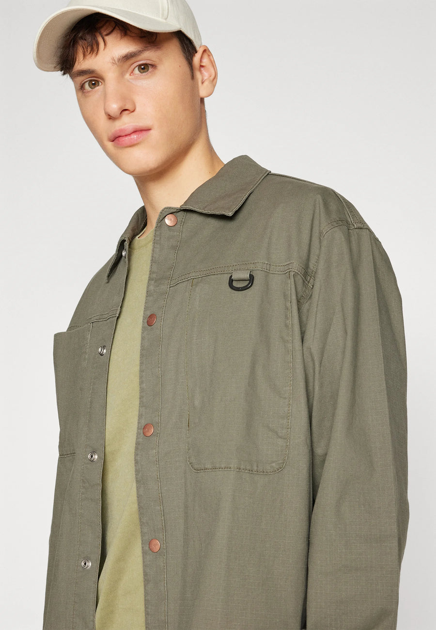 WRANGLER CASEY JONES JACKET DUSTY OLIVE 4