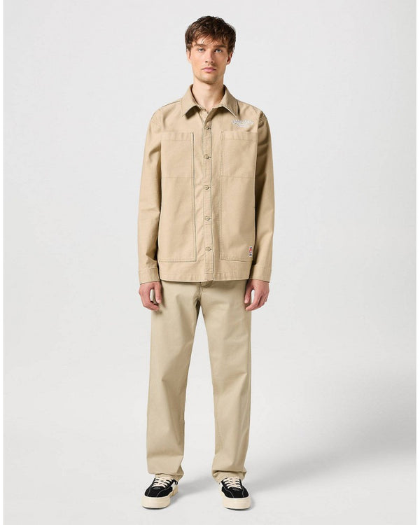 Wrangler Casey Jones Shacket — Saddle