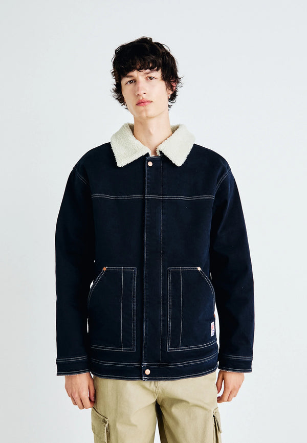 Wrangler Casey Sherpa Jacket — Midnight