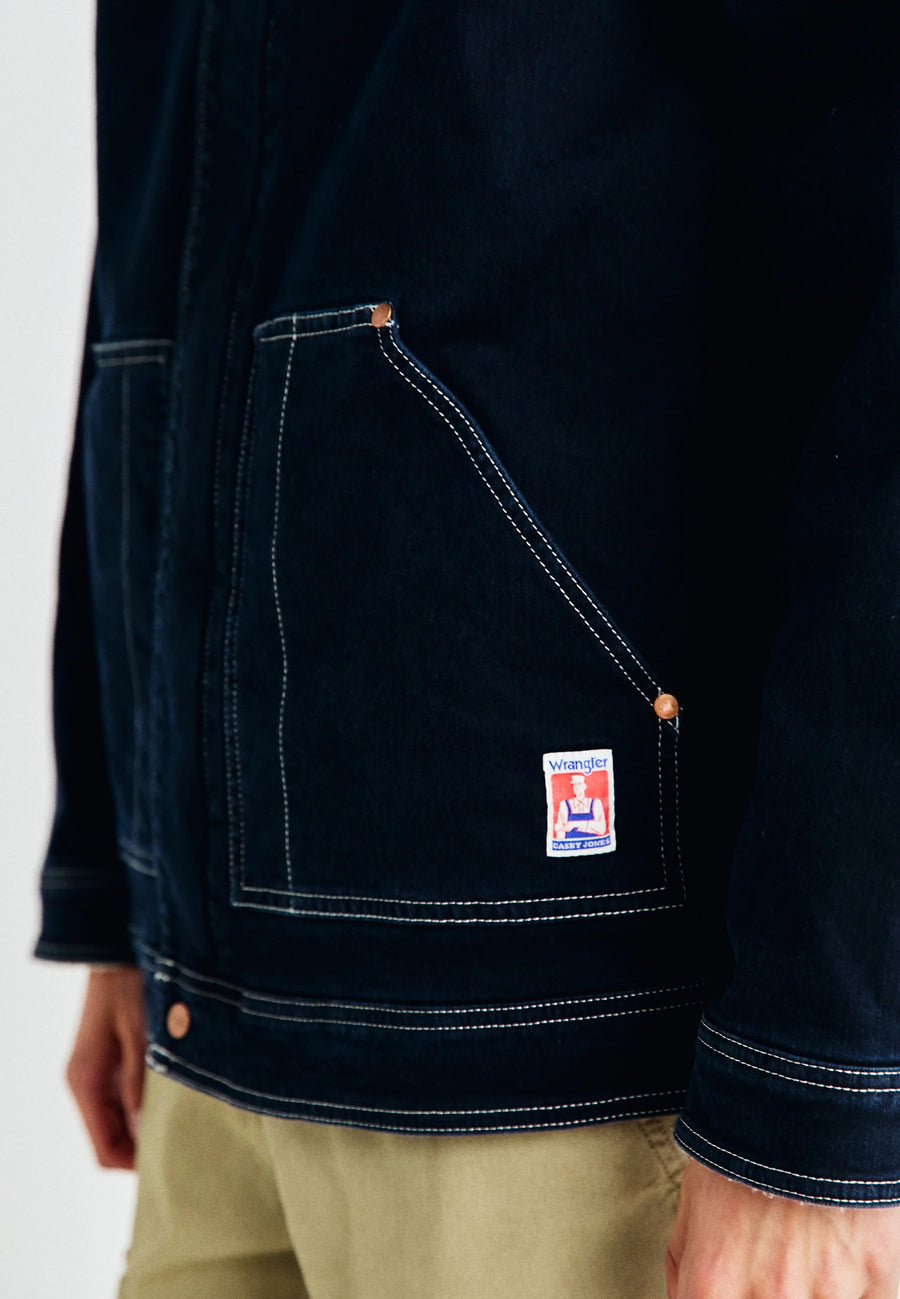 WRANGLER CASEY SHERPA JACKET MIDNIGHT 5