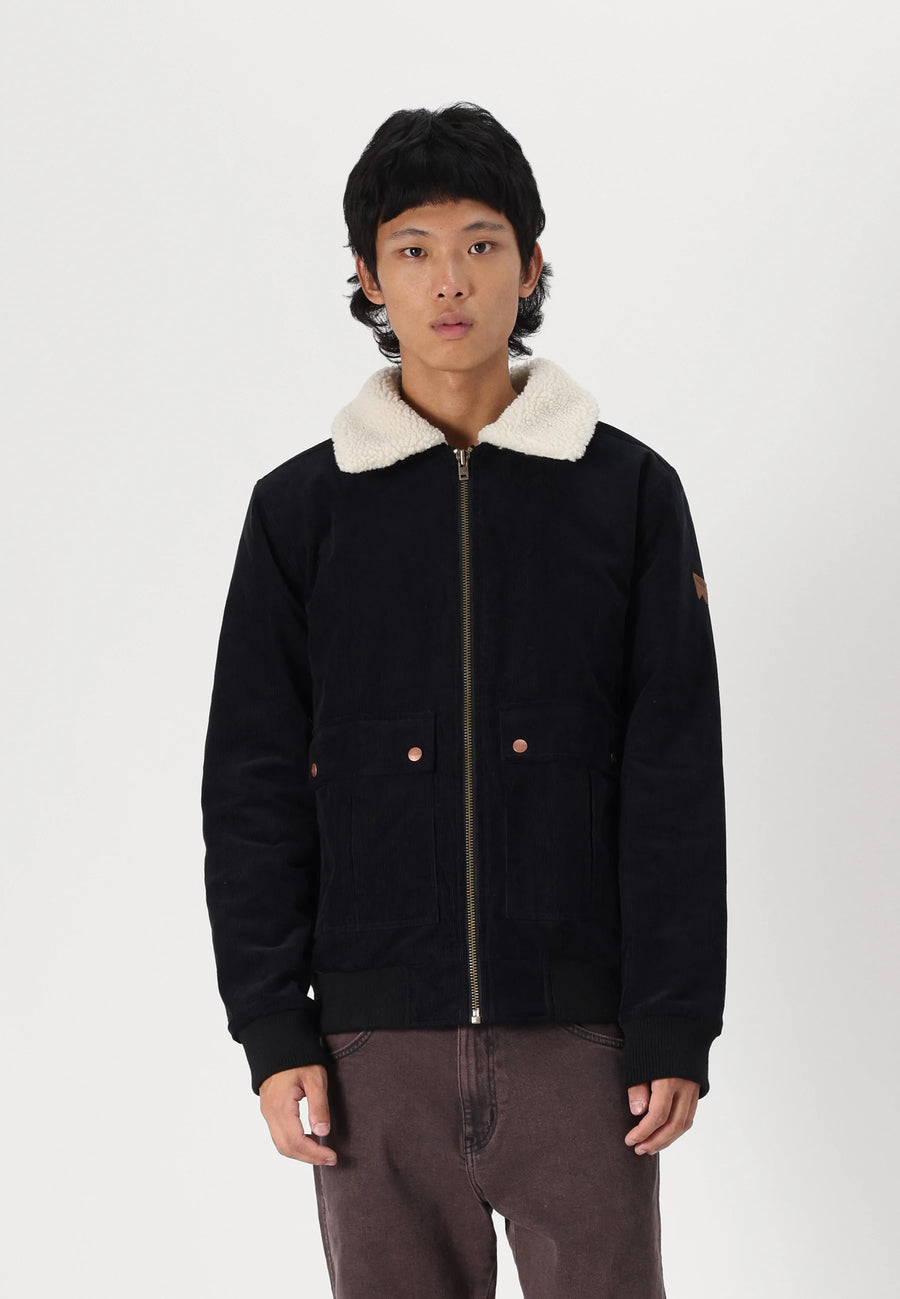 WRANGLER CORDUROY AVIATOR BLACK 1