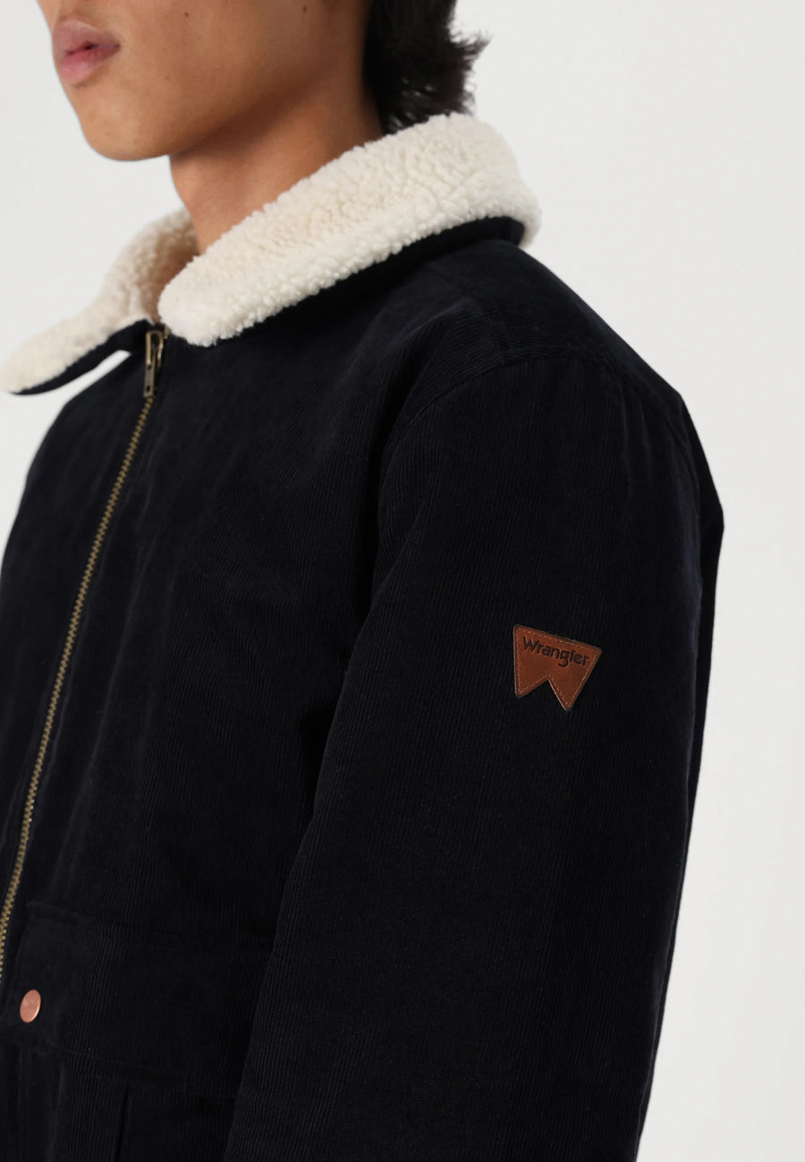 WRANGLER CORDUROY AVIATOR BLACK 6