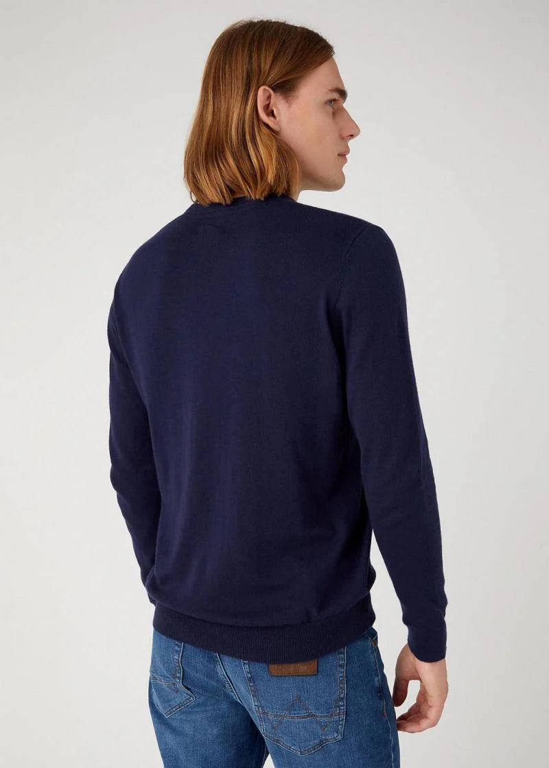 WRANGLER CREWNECK KNIT NAVY 2