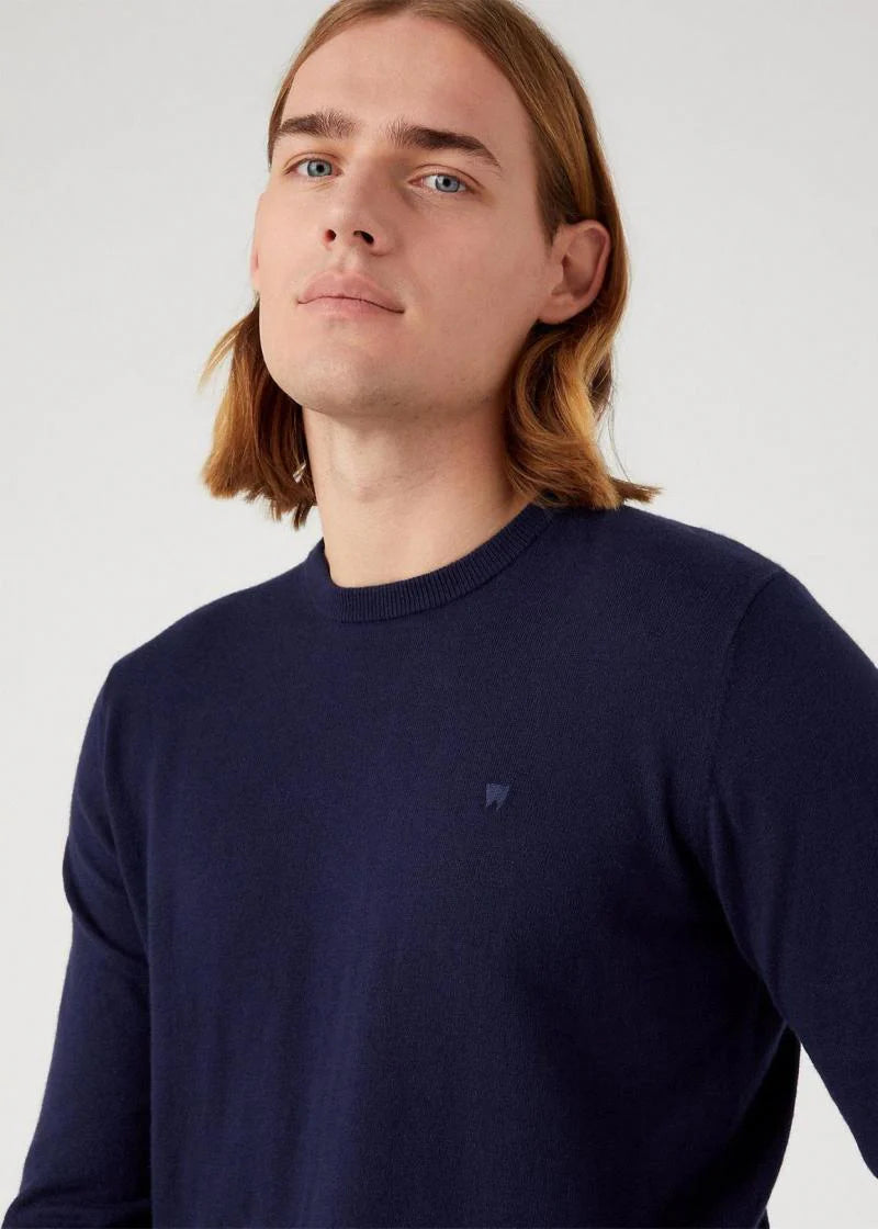 WRANGLER CREWNECK KNIT NAVY 3