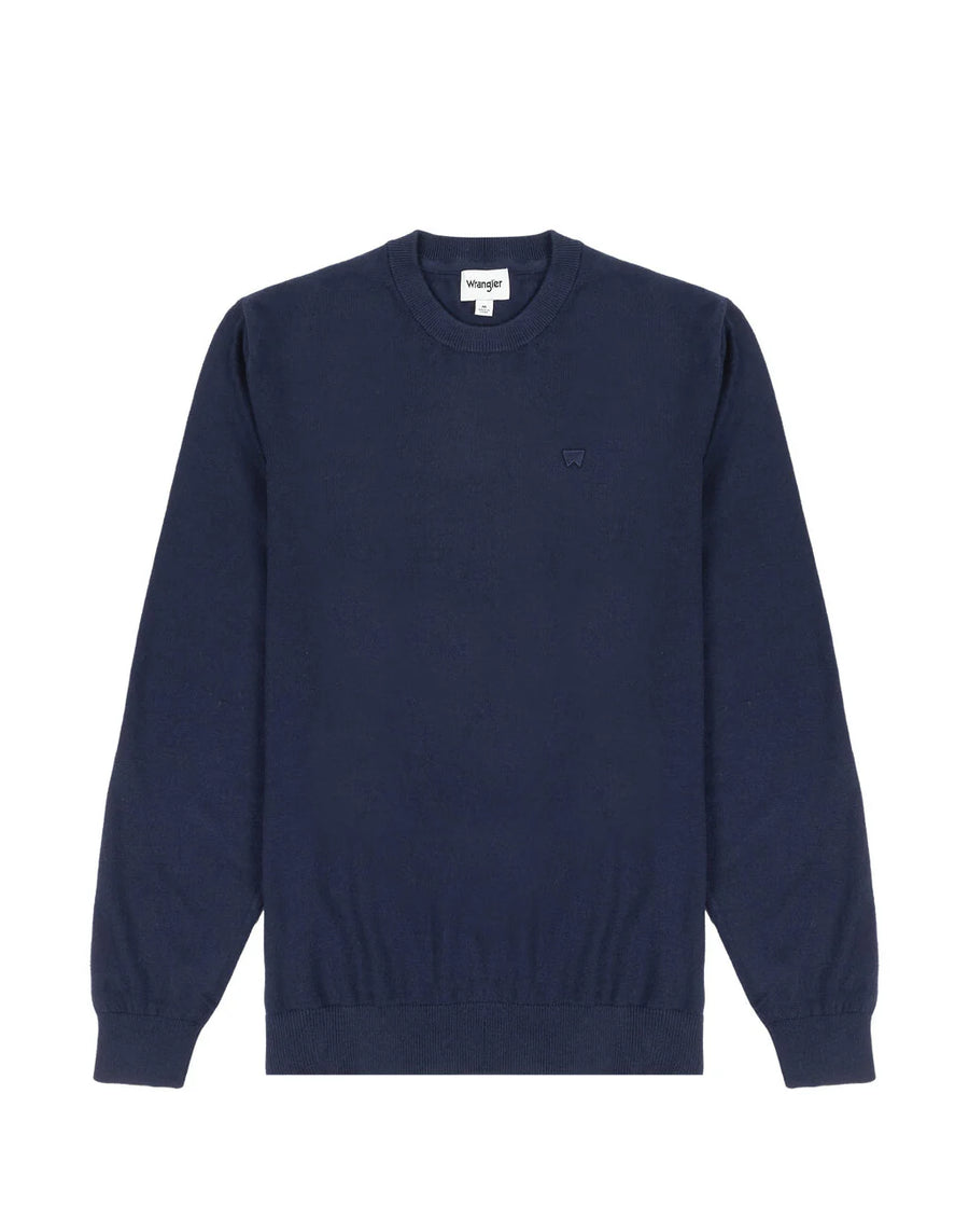 Wrangler Crewneck Knit — Navy