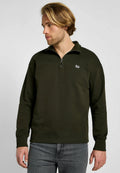 Lee Sweat Half-Zip SWS — Olive Night