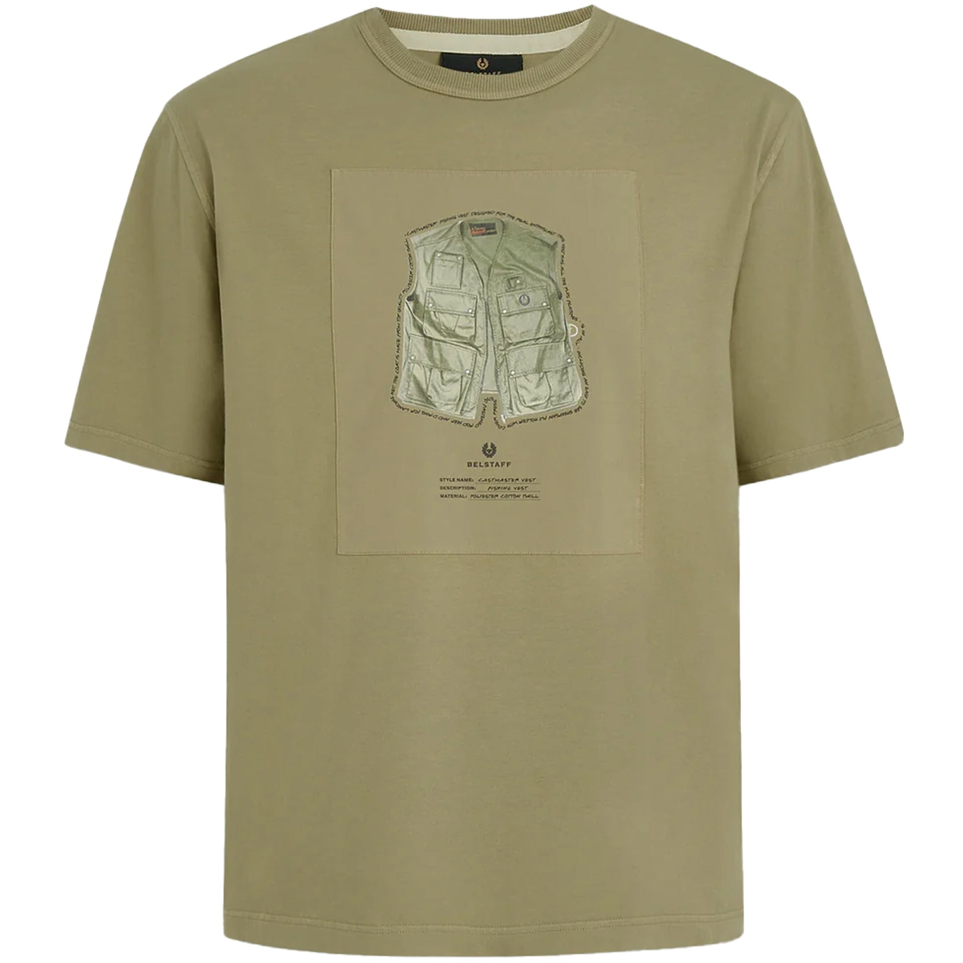 belstaff castmaster graphic t shirt aloe p62014 926028 image