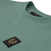 belstaff crew neck sweatshirt mineral green p62745 943071 image