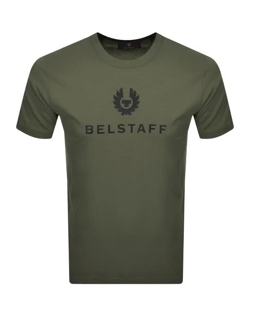 belstaff green Signature T Shirt Surplus