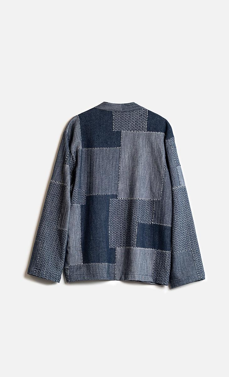 Wooden Bilbao Vest — Ocra / Over Patch Blu Homme-WOODEN-Industrie