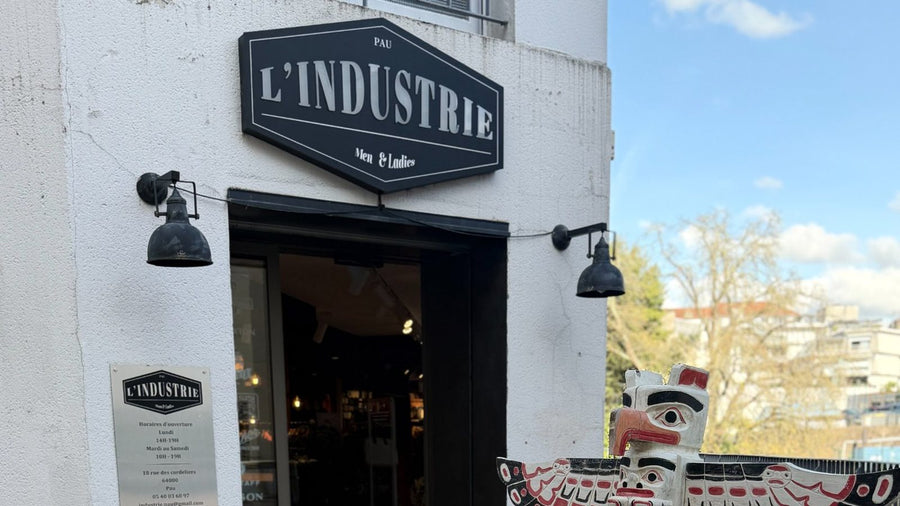 Boutique vêtements homme L'Industrie Pau — vue extérieure