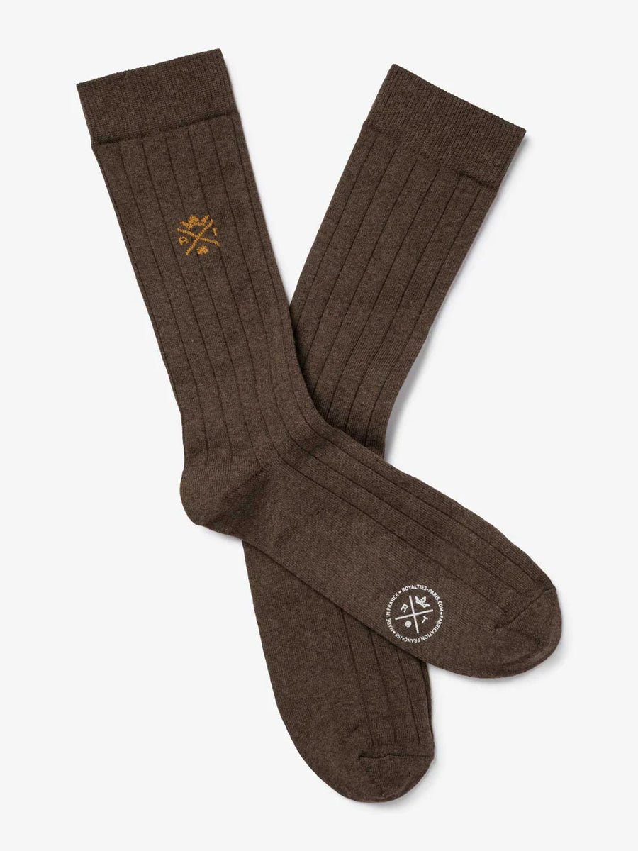 chaussettes royalties homme made in france mickey brown 1
