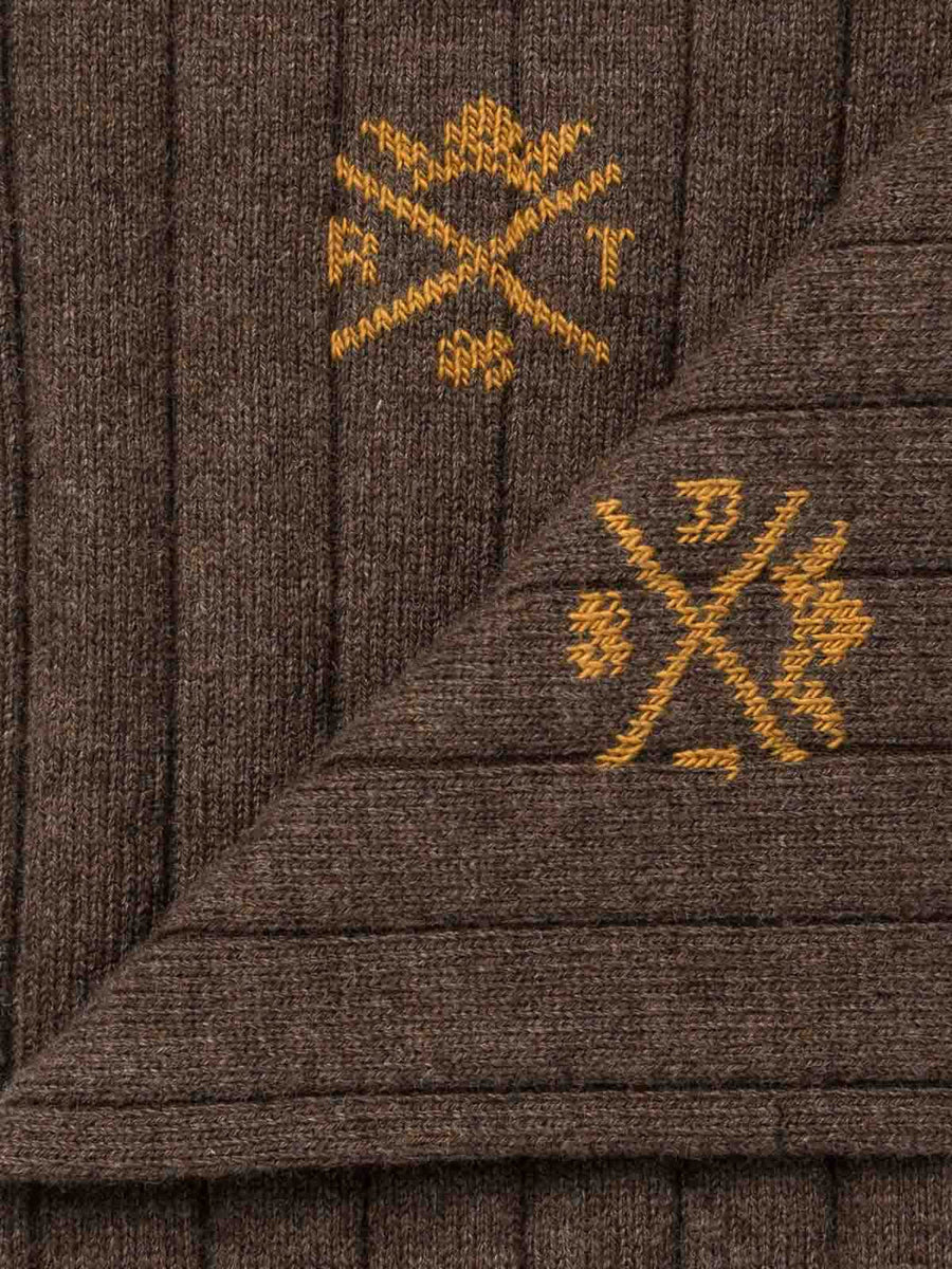 chaussettes royalties homme made in france mickey brown d1
