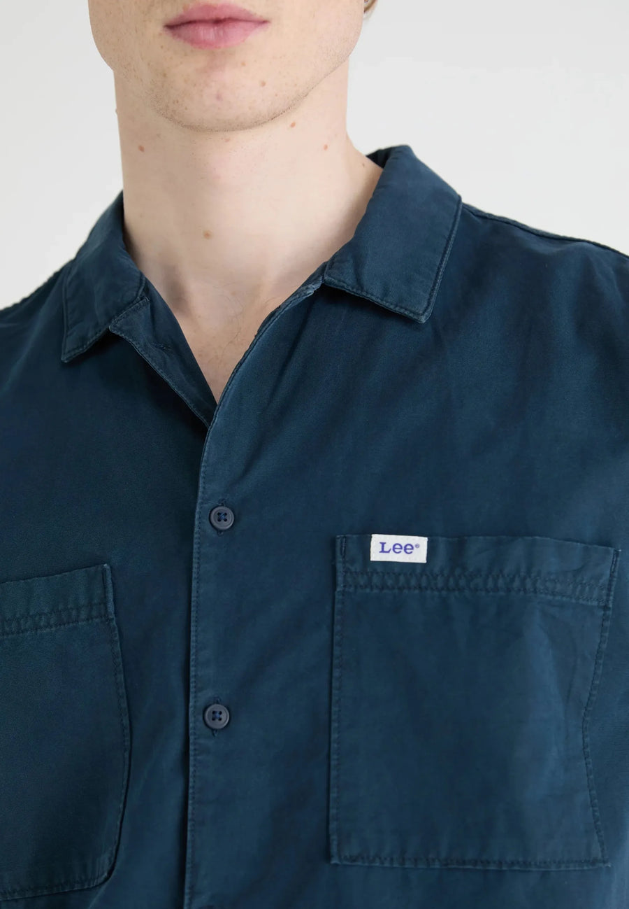 Lee Mechanic Shirt — Rivet Navy-LEE-Industrie