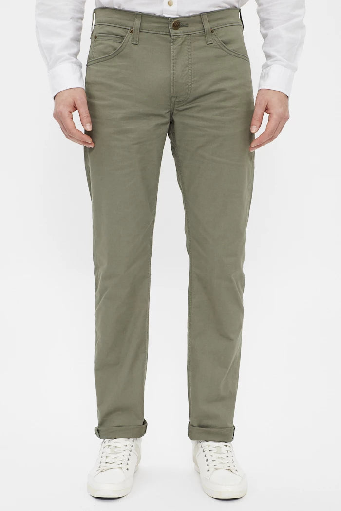 Lee Jean Daren Zip Fly — Olive Grove