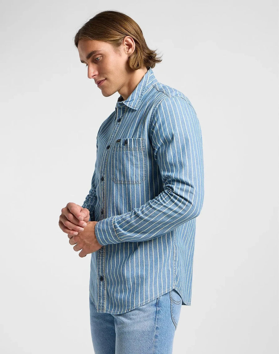 Lee Leesure Shirt — Indigo Dobby-LEE-Industrie